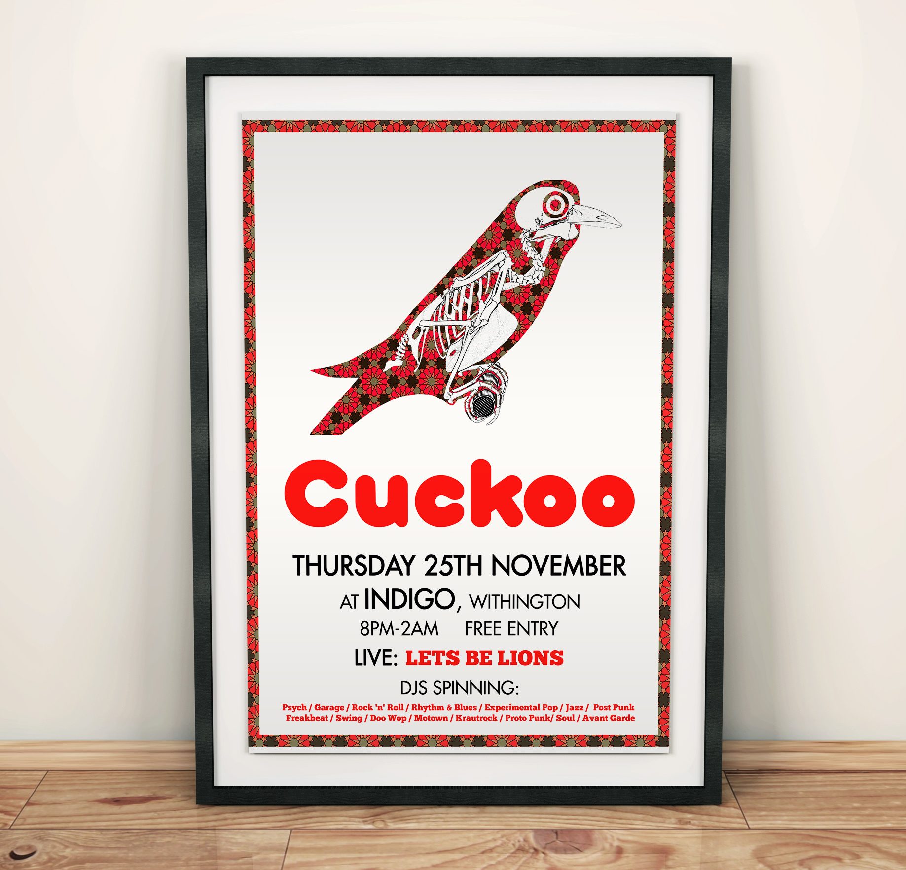 Cuckoo poster mockup