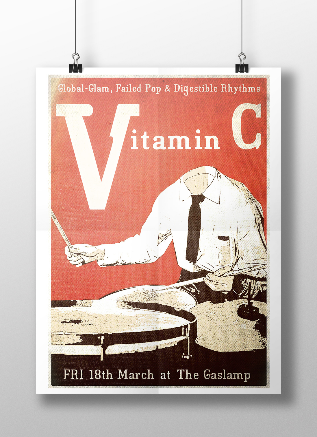 Vitamin C poster mockup