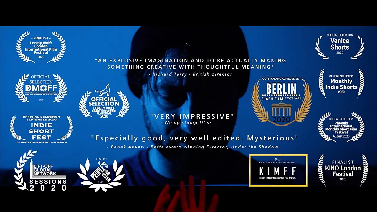 No Hard Shells Crack laurels poster with festival selections and critic quotes over a blue-lit portrait