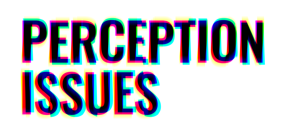Perception Issues type logo