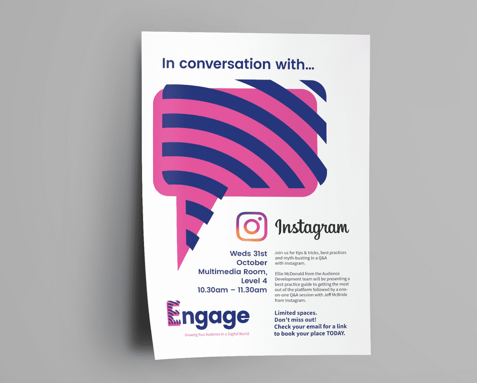 Instagram poster mockup